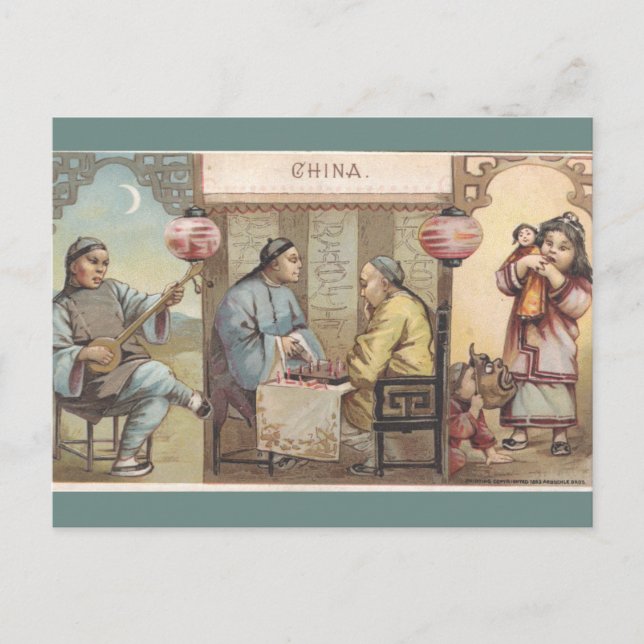 Carte Postale Chine Vintage (Devant)