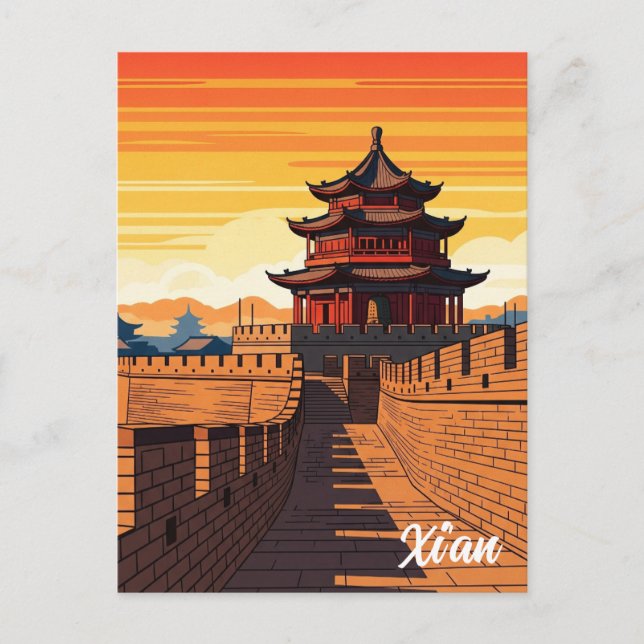 Carte Postale Chine Xi'an Travel (Devant)