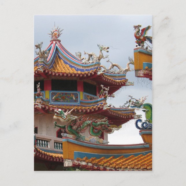 Carte Postale Chinese temple (Devant)