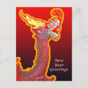 Carte postale chinoise Dragon