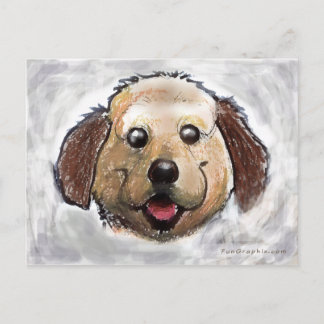 Carte Postale Chiot