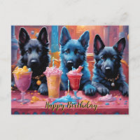 Chiots Berger Allemand N Milkshakes Anniversaire