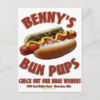 Carte Postale Chiots du petit pain de Benny
