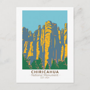Carte Postale Chiricahua Monument National Hoodoos Arizona