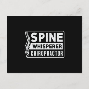 Carte Postale Chiropraticien de Whisperer de colonne vertébrale