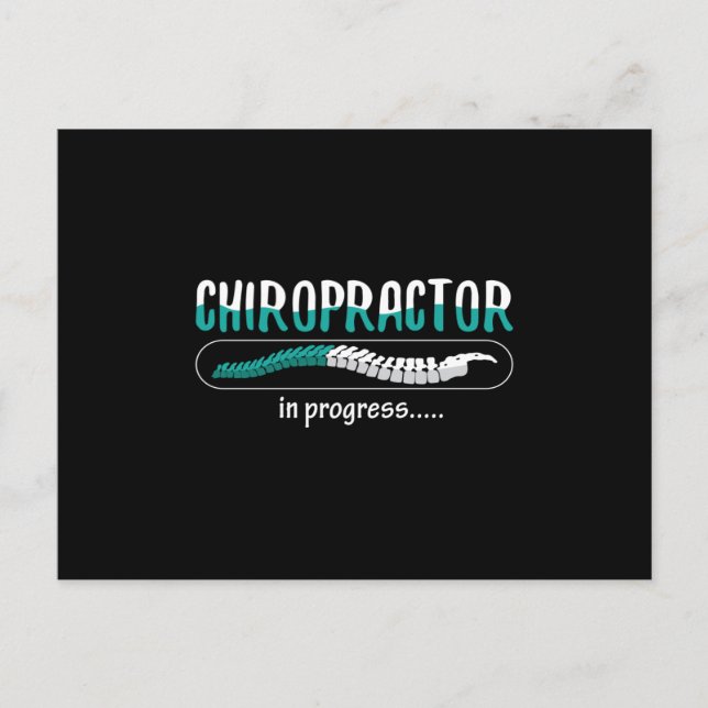 Carte Postale Chiropratique Chiropraticien En Cours Chiro Spine (Devant)