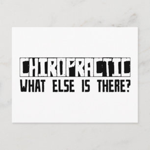 Carte Postale Chiropratique Qu'Y A-T-Il D'Autre?