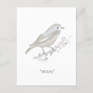 Carte Postale Chirp Little Finch