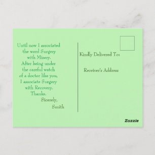 Carte Postale  Chirurgie