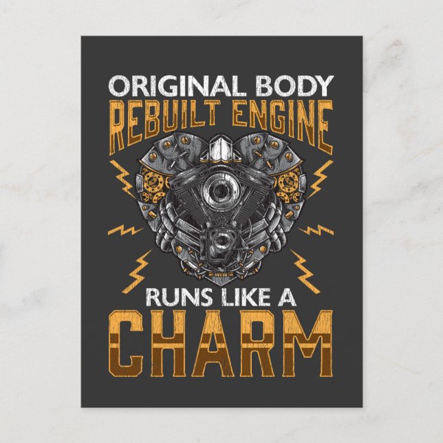 Carte Postale Chirurgie de dérivation du moteur reconstruit (Devant)