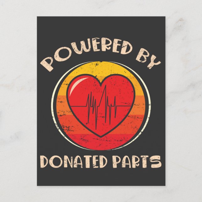 Carte Postale Chirurgie de greffe de coeur Récipiendaire Surviva (Devant)