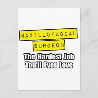 Carte Postale Chirurgien Maxillo-facial...Travail le plus diffic