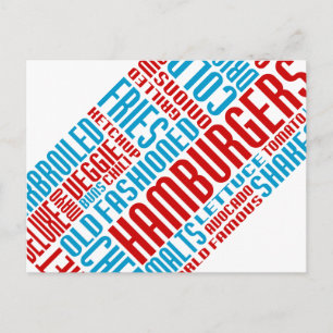Carte Postale chitChat hamburger