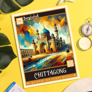 Carte Postale Chittagong, Bangladesh   Peinture Vintage