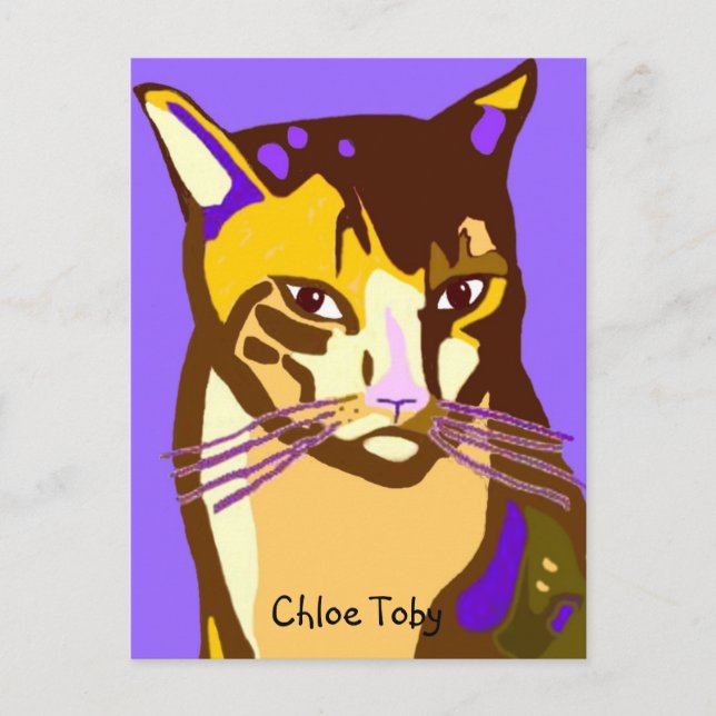 Carte postale Chloe Toby (Devant)