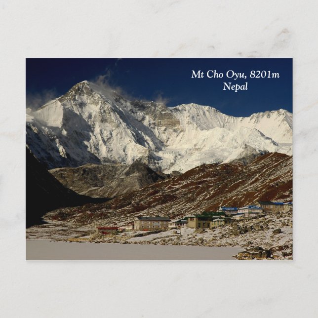 Carte Postale Cho Oyu et Gokyo (Devant)