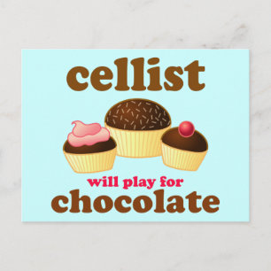 Carte postale Chocolat Cello