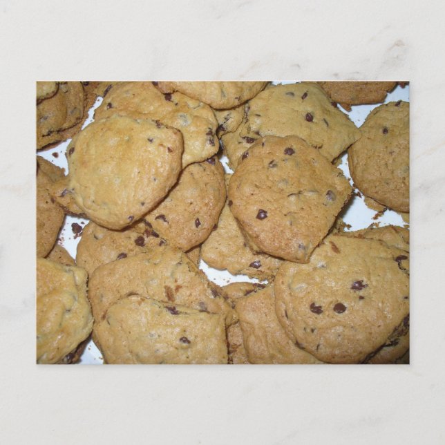 Carte Postale Chocolat Chip avoine Cookies (Devant)