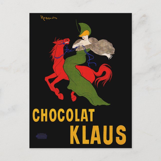 Carte postale : Chocolat Klaus - Leonetto (Devant)