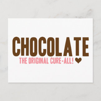 Carte Postale Chocolat - Le Cure-All original