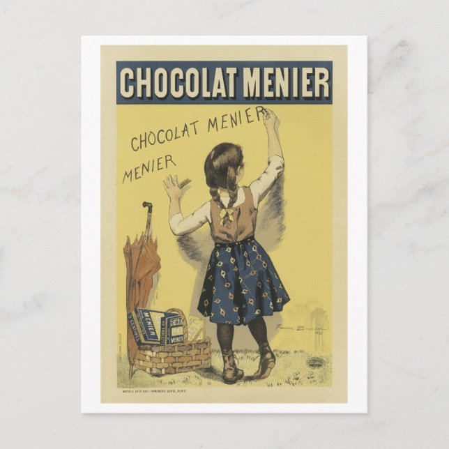 Carte Postale Chocolat Menier (Devant)