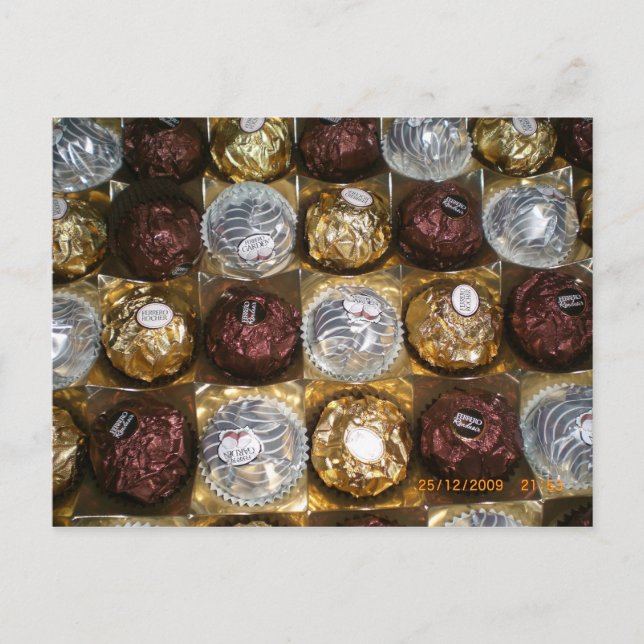 Carte Postale Chocolat Postcard (Devant)