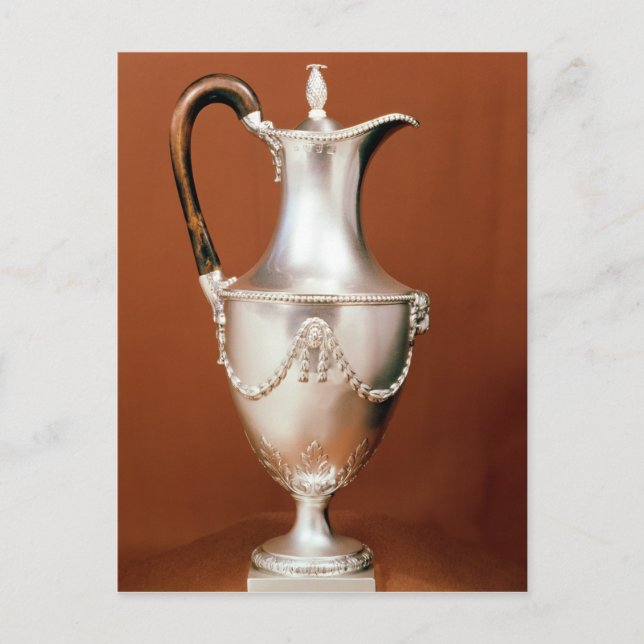 Carte Postale Chocolat-pot, avec repousse de conception et (Devant)