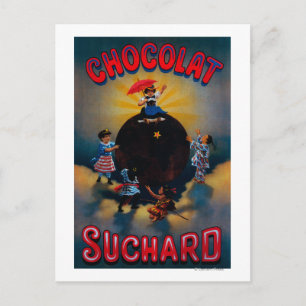 Carte Postale Chocolat Suchard Poster Vintage Europe