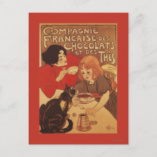 Carte Postale Chocolate and Tea Co Mother and Daughter
