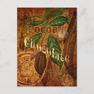 Carte Postale Chocolate collage