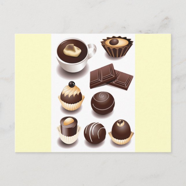Carte Postale Chocolats2 (Devant)