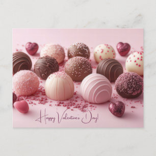 Carte Postale Chocolats de chocolat Saint-Valentin