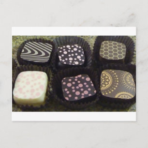 Carte Postale Chocolats sophistiqués