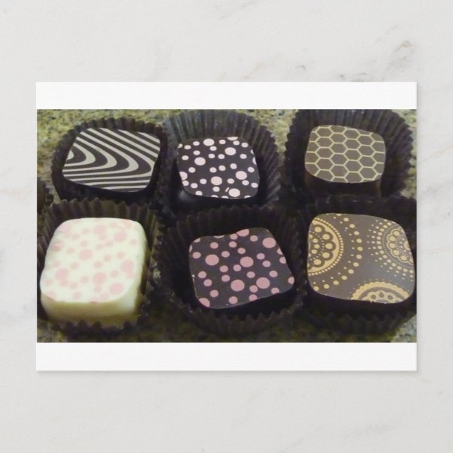Carte Postale Chocolats sophistiqués (Devant)