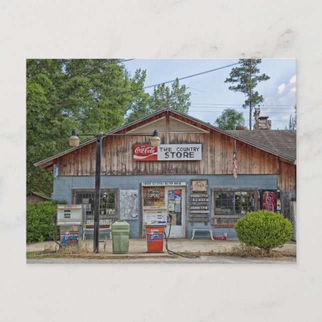 Carte Postale Choctaw Bluff Boutique générale Alabama (Devant)