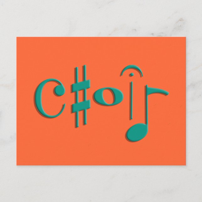 Carte Postale choeur (Devant)