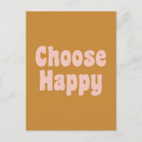 Choisissez Joyeux Inspirationnel Retro Typographie