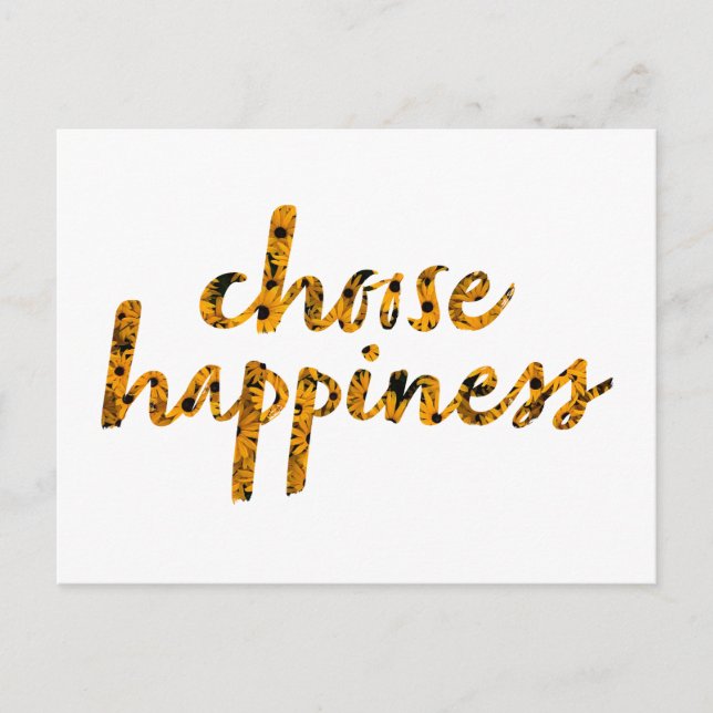 Carte Postale Choisissez le bonheur #8 (Devant)