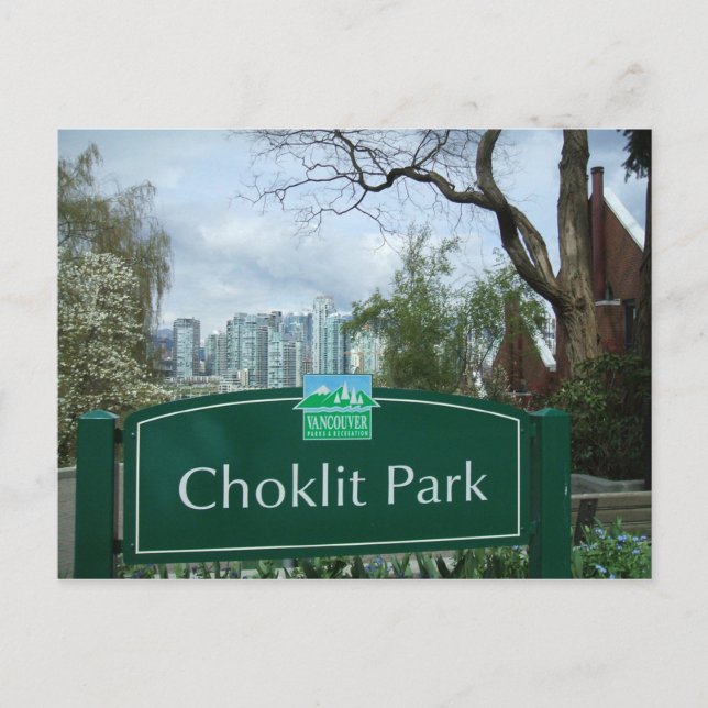 Carte Postale Choklit Park Vancouver (C.-B.) (Devant)
