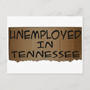 CARTE POSTALE CHÔMAGE AU TENNESSEE