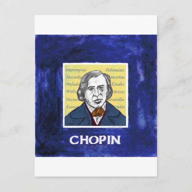 Carte Postale Chopin (Devant)