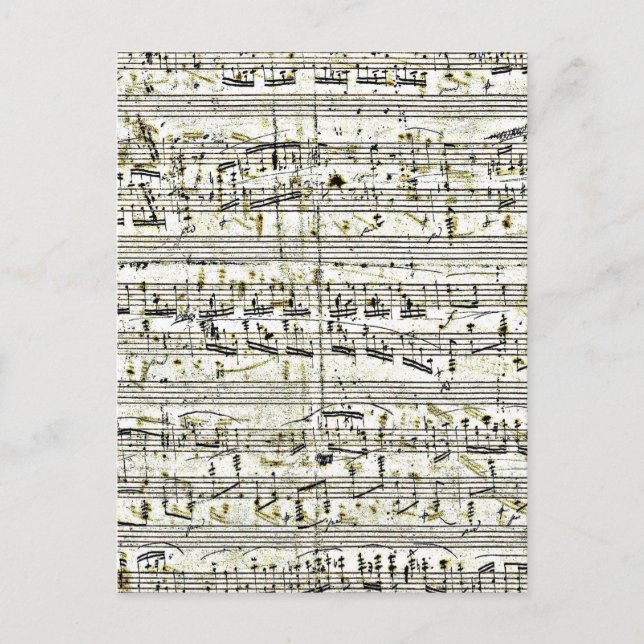 Carte Postale Chopin : Polonaise (Devant)