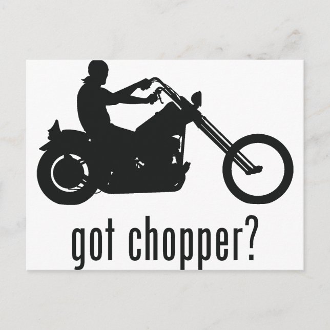 Carte Postale Chopper (Devant)