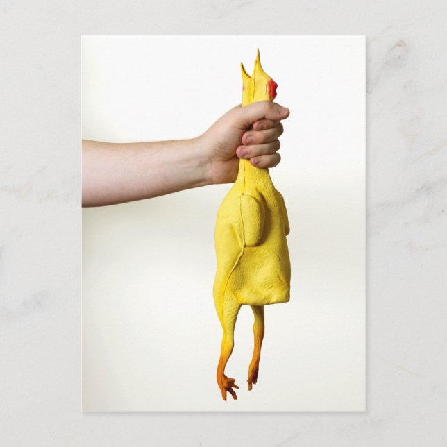 Carte Postale Choquer le poulet (Devant)