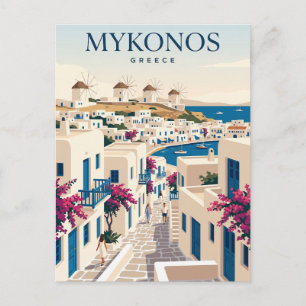 Carte Postale Chora Grèce