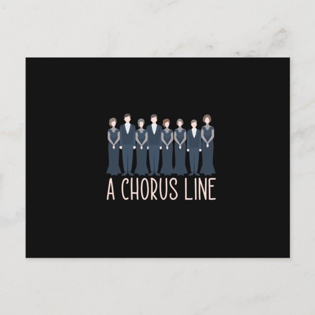 Carte Postale Chorale Chorale Chorale Chorale Musique Cadeau (Devant)