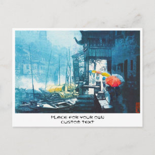 Carte Postale Chou Xing Hua Suzhou Scenery peinture chinoise