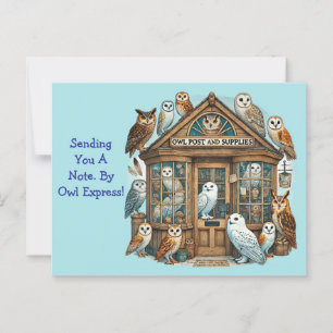 Carte Postale Chouette Express Générique 