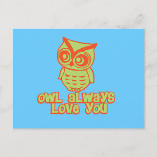 Carte Postale Chouette T'Aime Toujours !