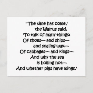 Carte Postale Choux de morse